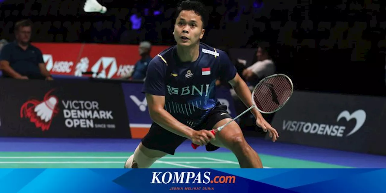 Hasil French Open 2023: Ginting ke 16 Besar Usai Drama Tiga Gim