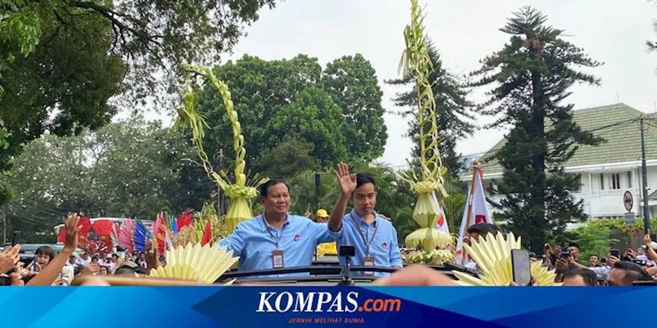 Muncul Pertama Kali Bersama Prabowo, Gibran: Tenang Pak, Saya Sudah di Sini