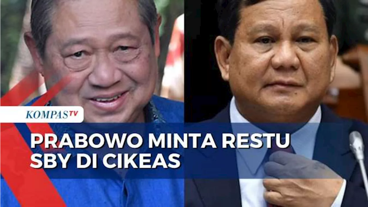 Prabowo Bertemu SBY di Cikeas Jelang Daftar ke KPU, Yusril: Beliau Minta Restu!