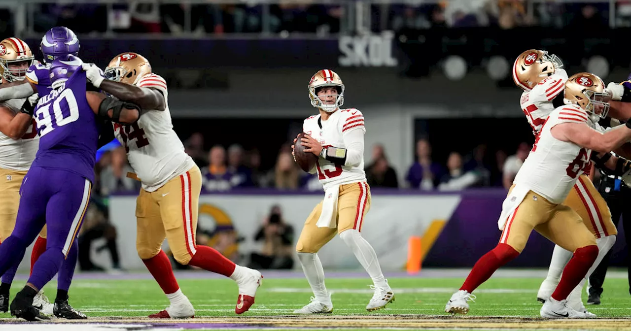 49ers quarterback Brock Purdy enters concussion protocol due to hit during Vikings game