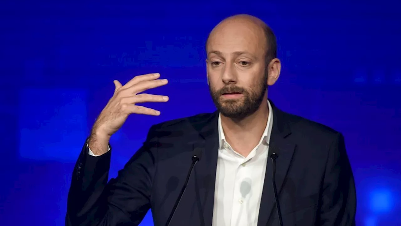 Stanislas Guerini, ministre de la Fonction publiques, en visite dans l'Aveyron