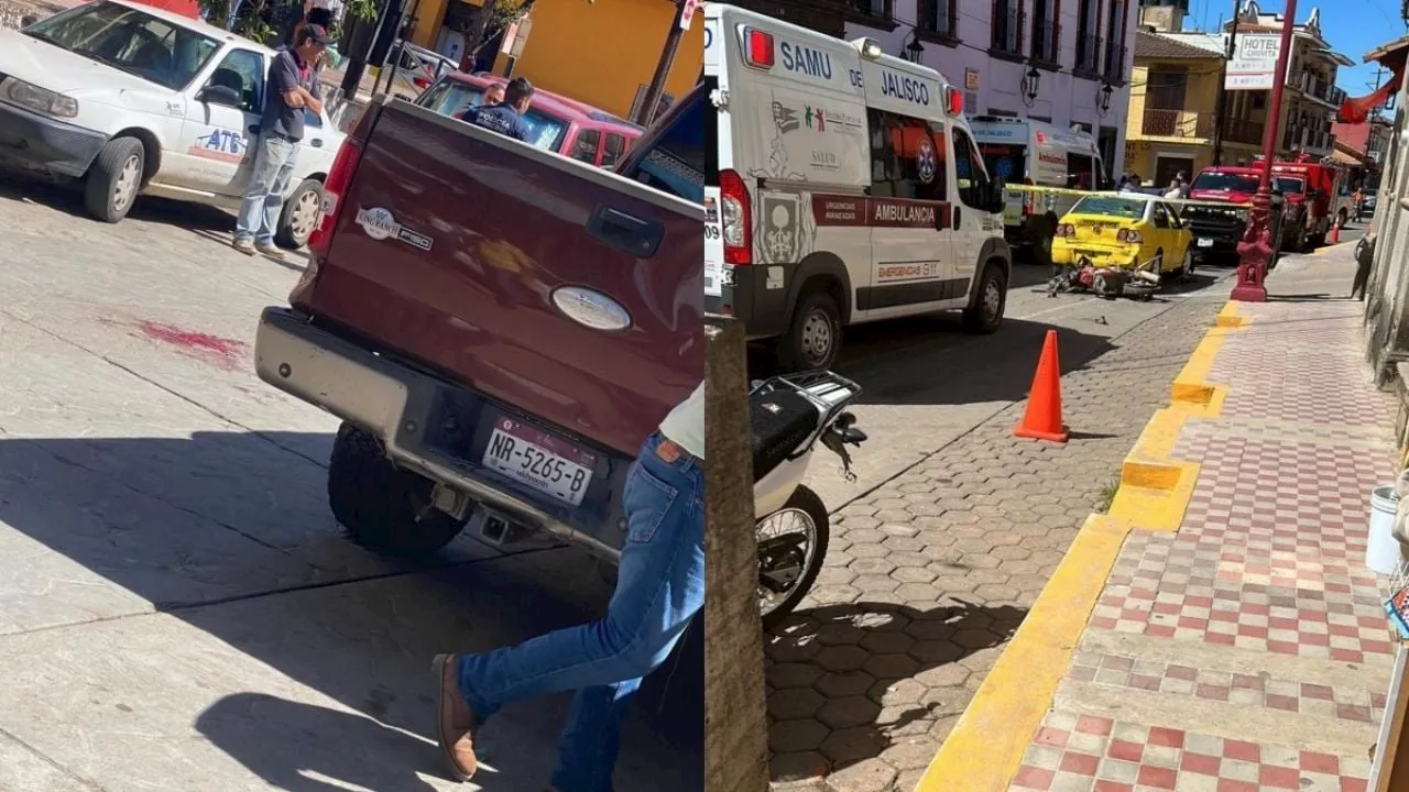 | Se arma balacera en centro de Talpa, Jalisco; civil armado intentó huir de la justicia