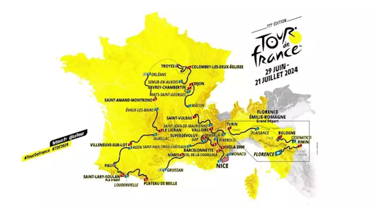 Le parcours complet du Tour de France 2024, étape par étape
