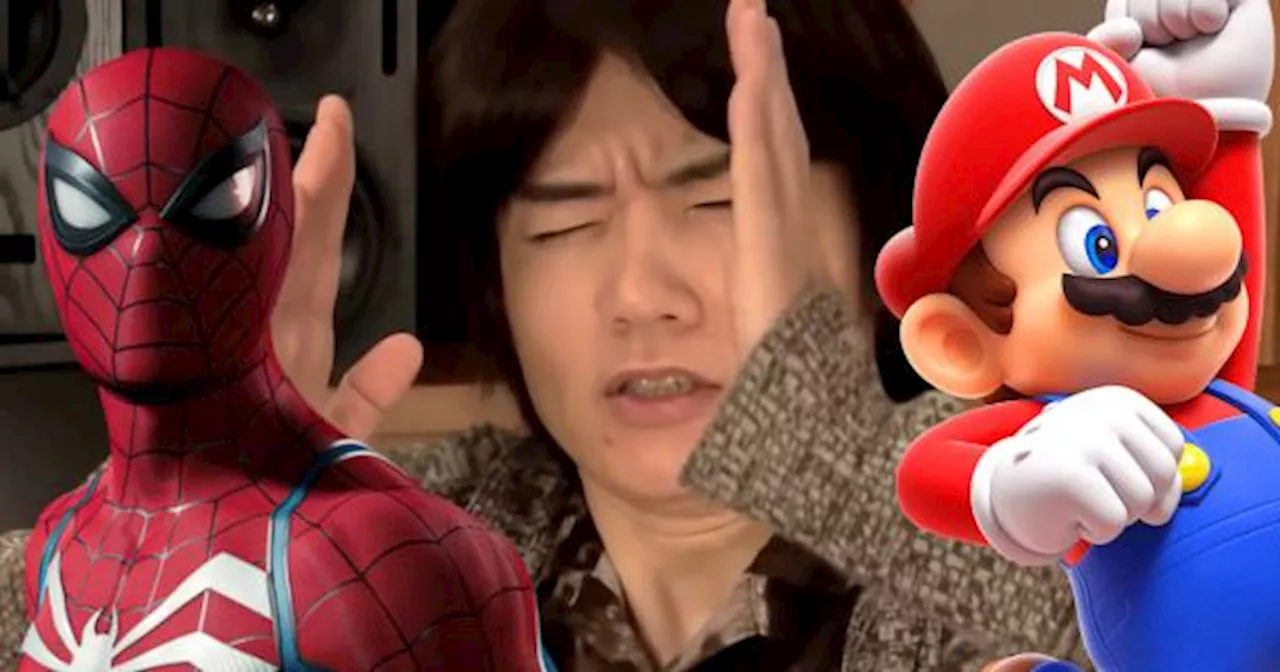 'Obras maestras', Masahiro Sakurai elogió Marvel's Spider-Man 2 y Super Mario Bros. Wonder