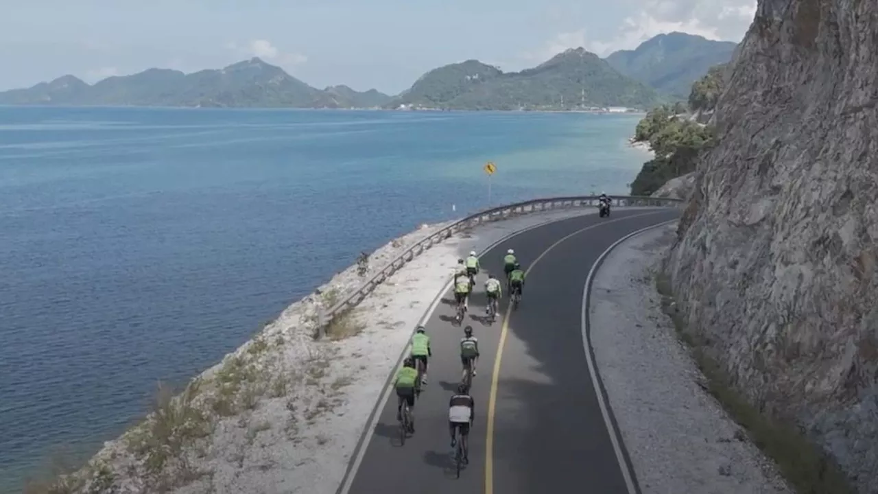 Balap Sepeda Gran Fondo New York Sambangi Pulau Natuna, Laurence Benson Ikutan