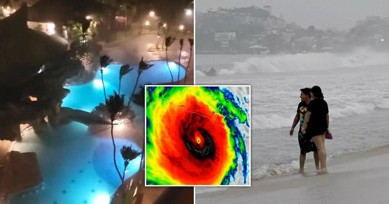 Hurricane Otis creates 165mph winds hit Mexican beach resort