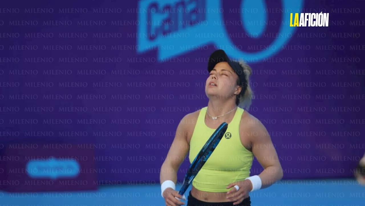 Eliminan a Renata Zarazúa del Abierto de Tenis Tampico 2023