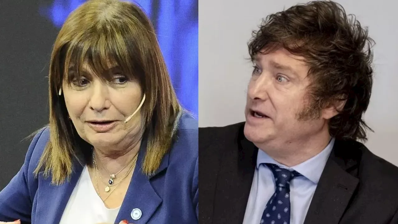 Las condiciones de Patricia Bullrich para apoyar a Javier Milei