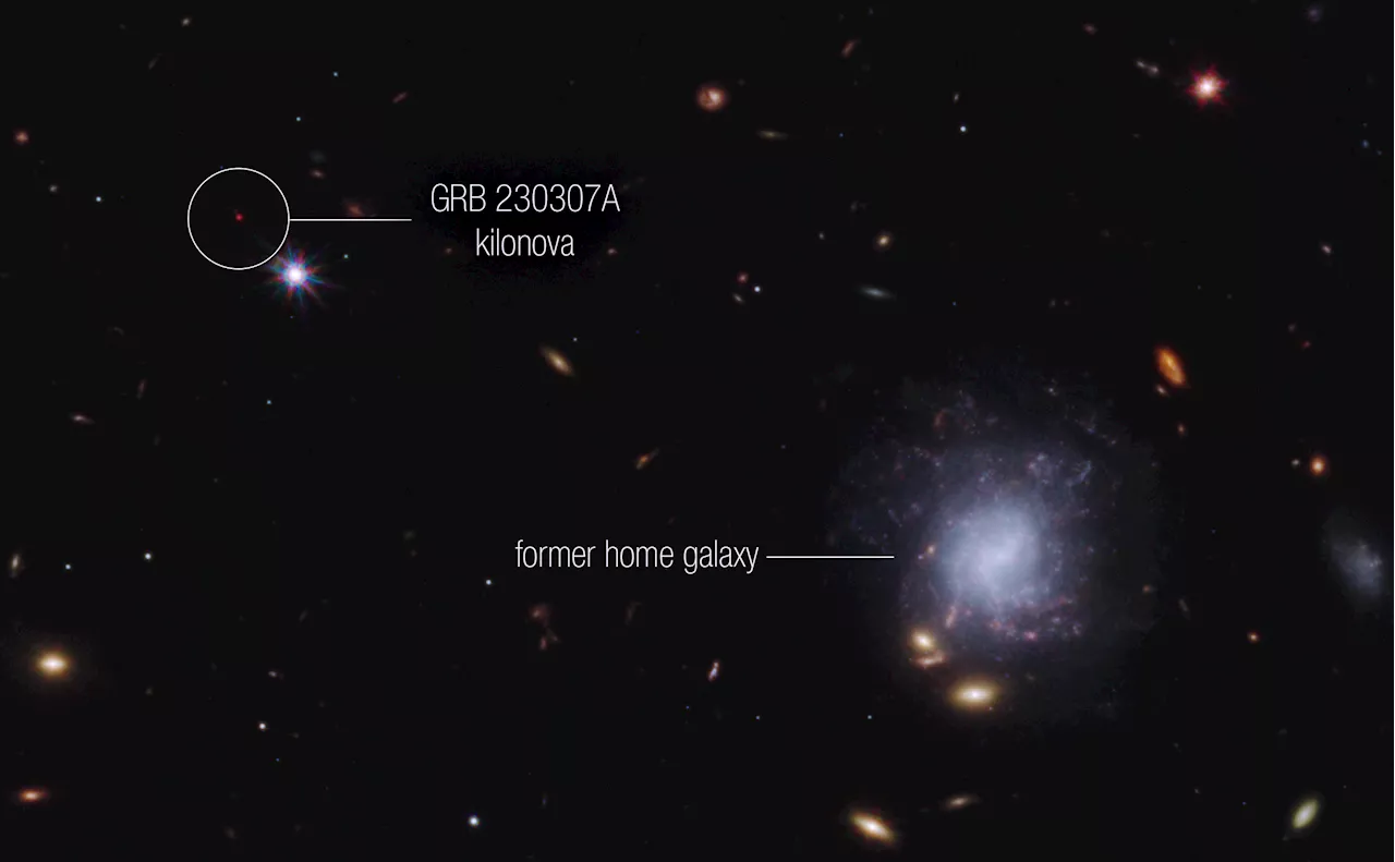 NASA’s Webb Makes First Detection of Heavy Element From Star Merger