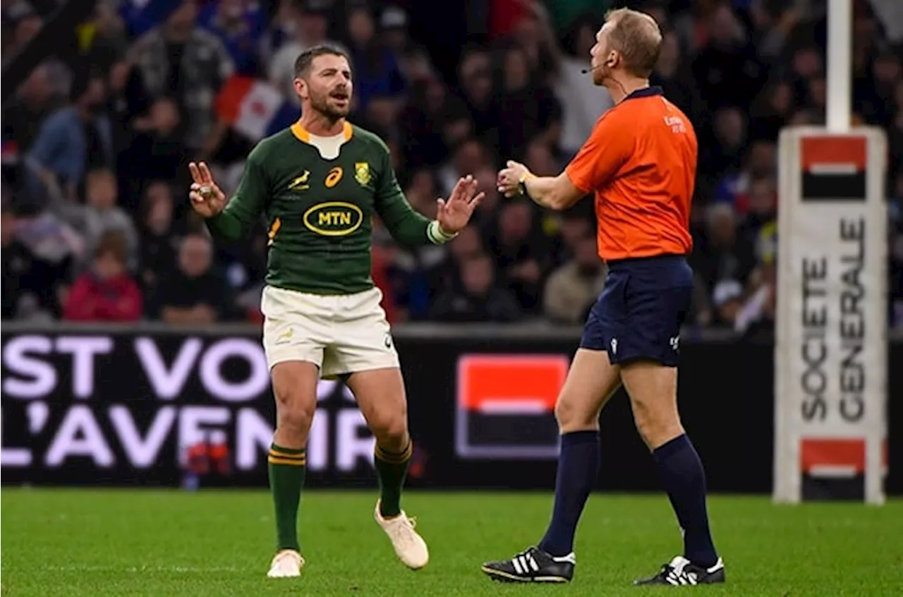 Barnes appointment for World Cup final an acid test for whether refs have 'forgiven' Boks