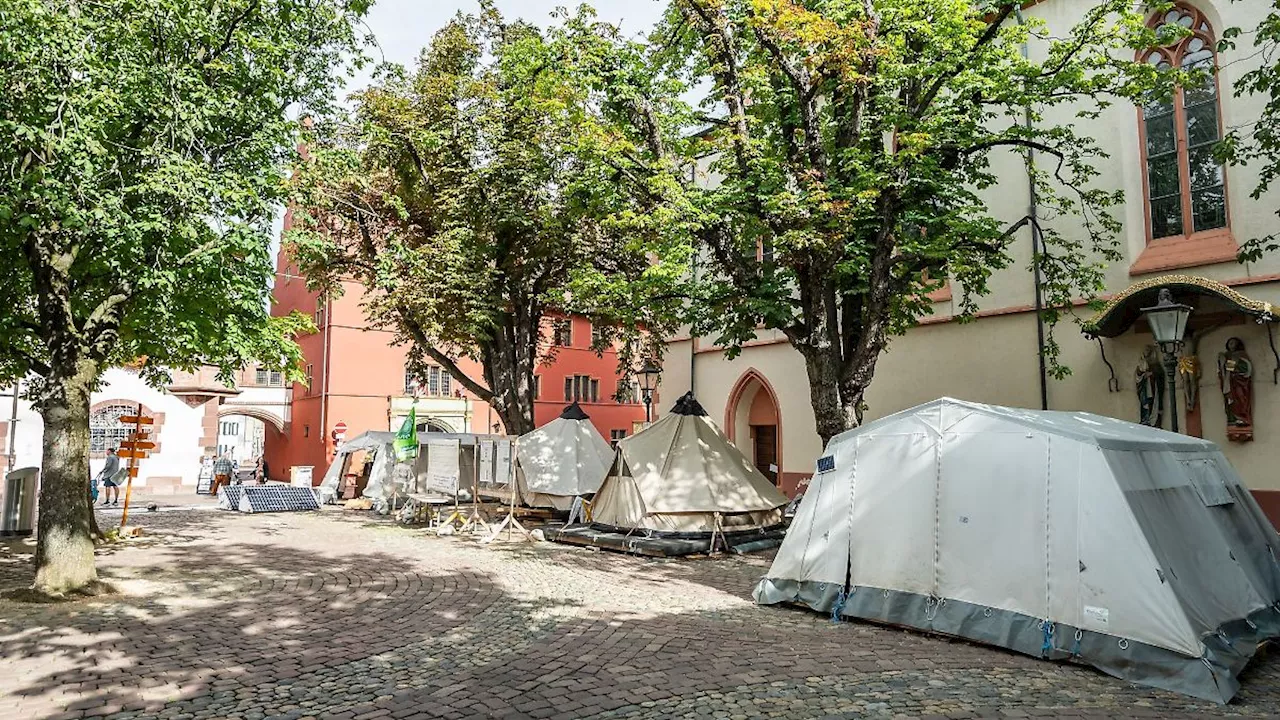 Baden-Württemberg: Gegen Klimacamp-Abbau: Aktivisten wollen nicht weichen