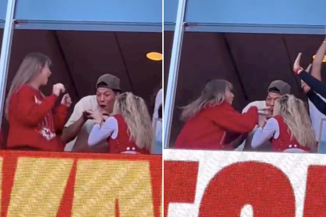 New video reveals Jackson Mahomes part of Taylor Swift handshake