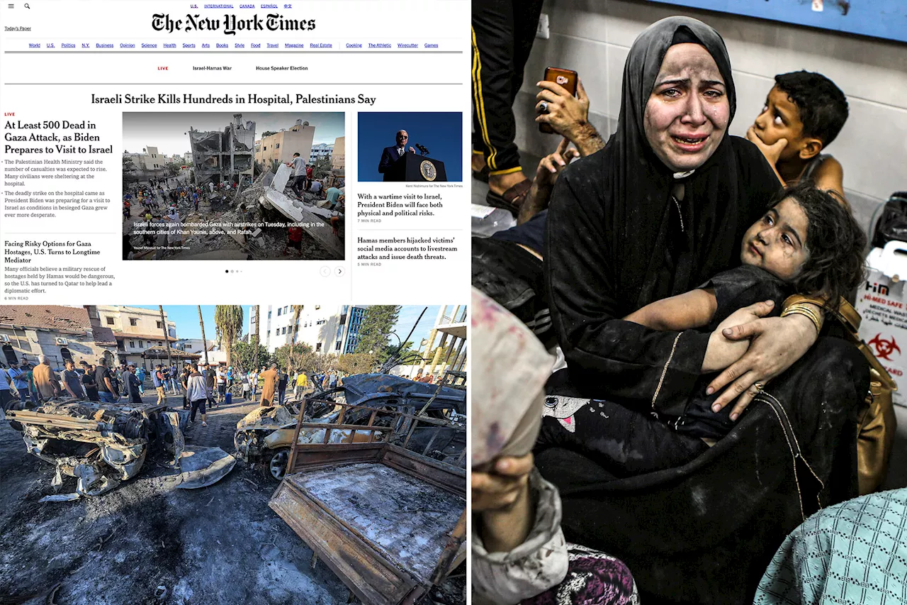 NY Times ignored editors' calls to 'hedge' Gaza hospital headline: report