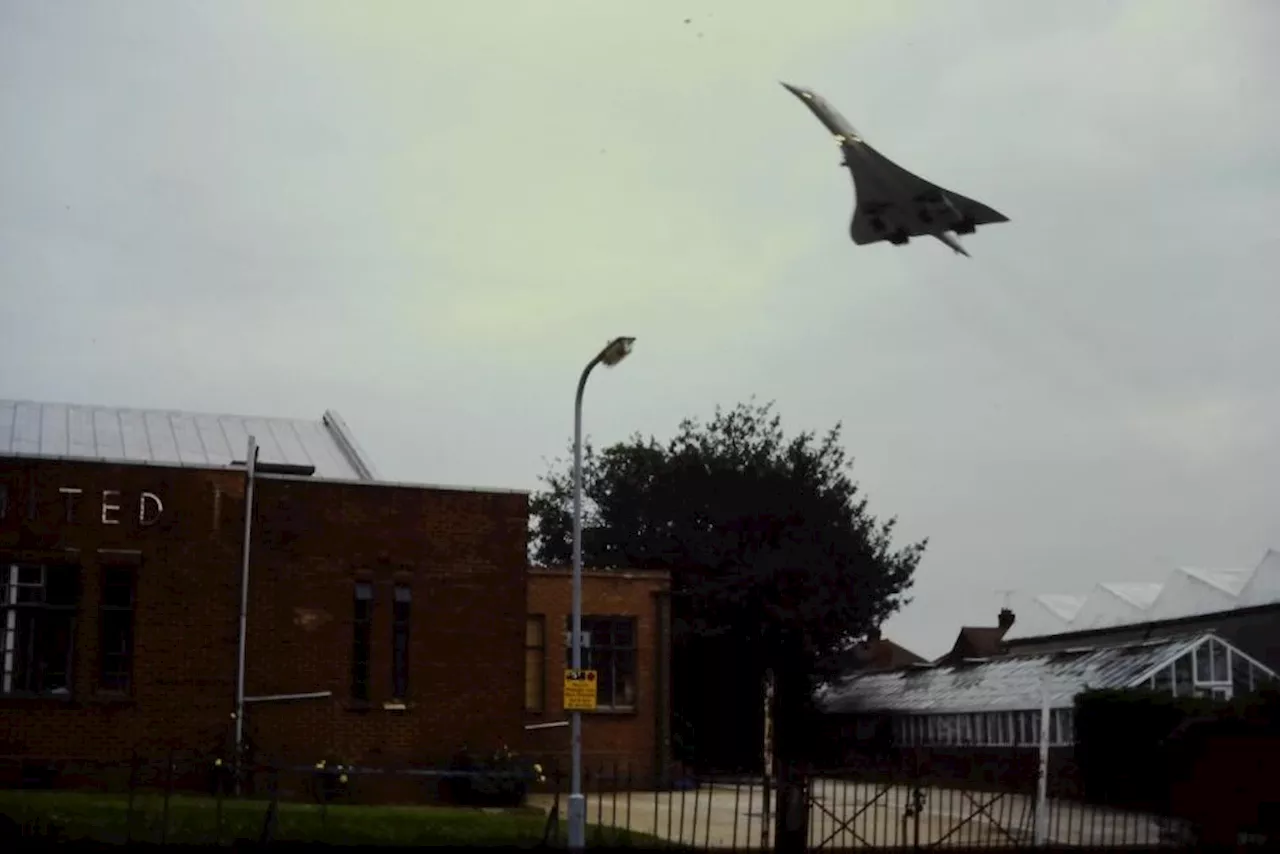 Memories of Concorde visiting Leavesden Aerodrome in 1980s