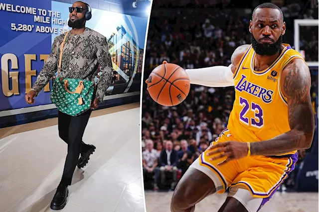 LeBron James Rocked a $28K Louis Vuitton Outfit for NBA Opener