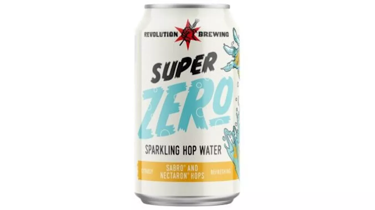 Revolution Brewing Super Zero Sparkling Hop Water Review