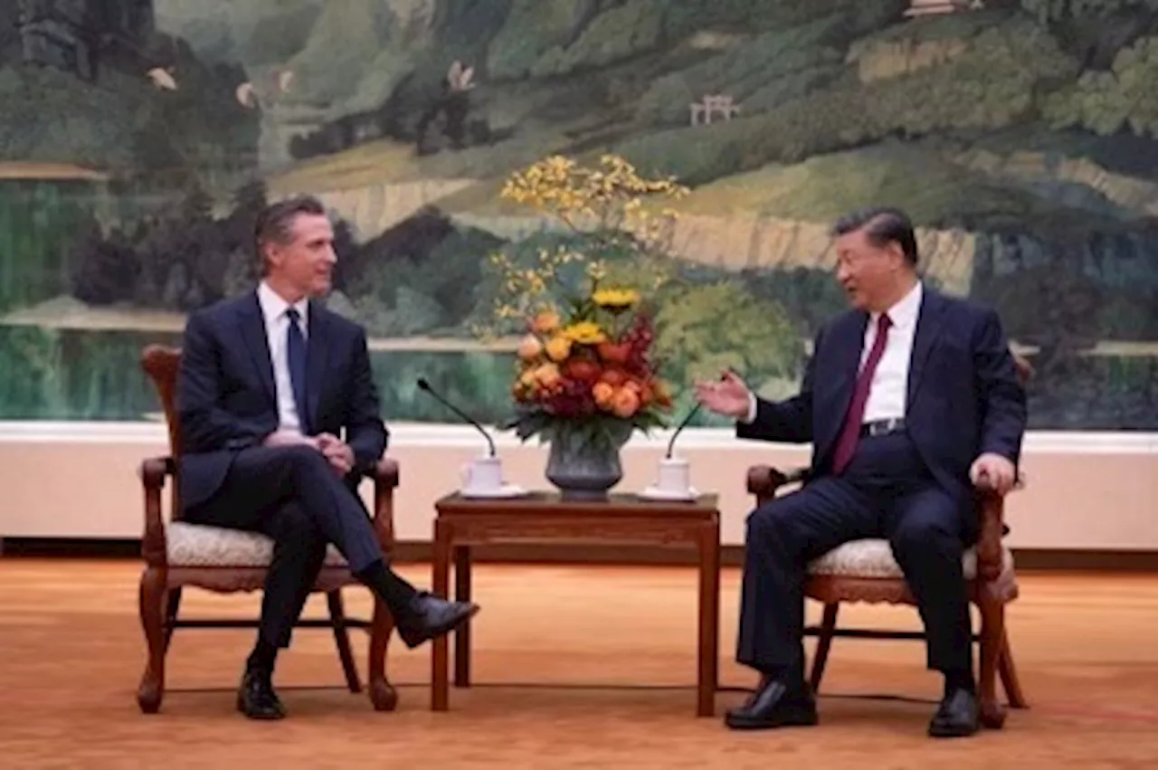 Gov. Gavin Newsom meets with Chinese President Xi Jinping