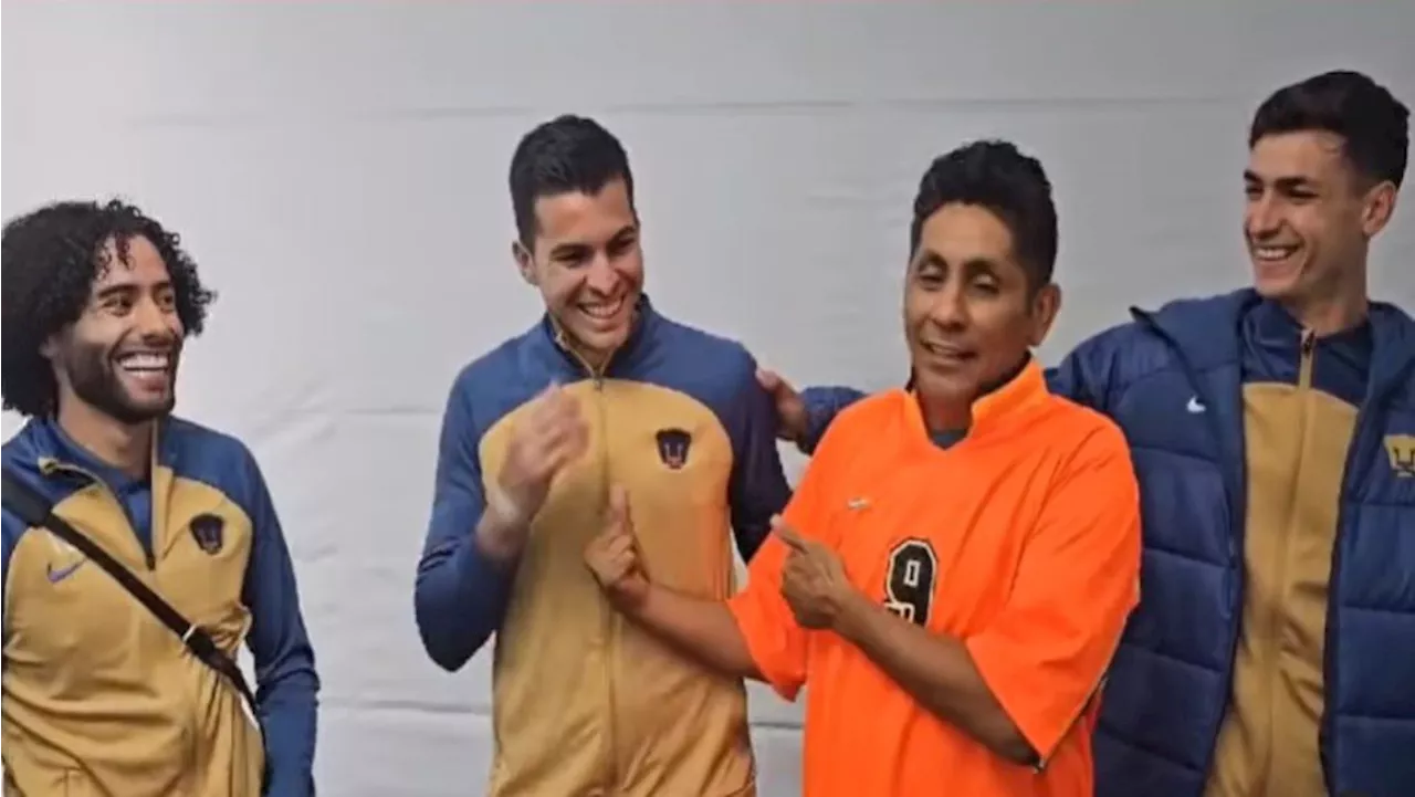 Jorge Campos convive con jugadores de Pumas y trollea a Luis García: 'Este sí es delantero'