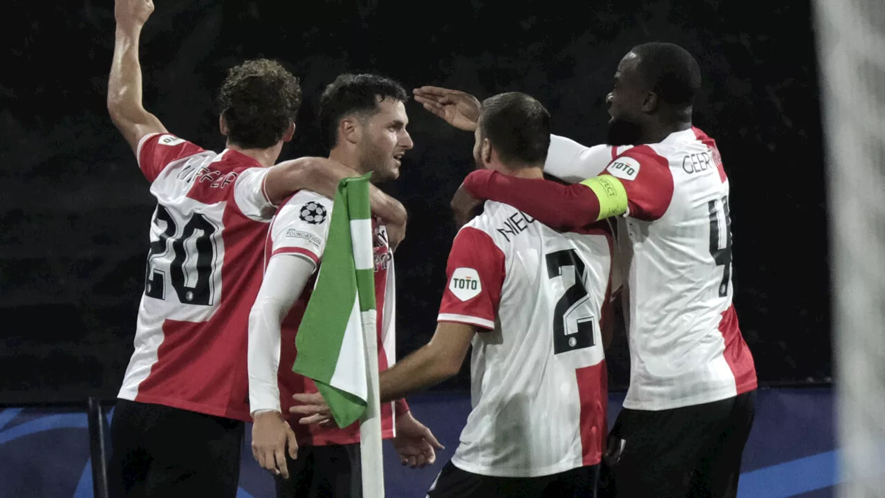 Feyenoord-Lazio 3-1: Rotterdam amara, Gimenez affonda i biancocelesti