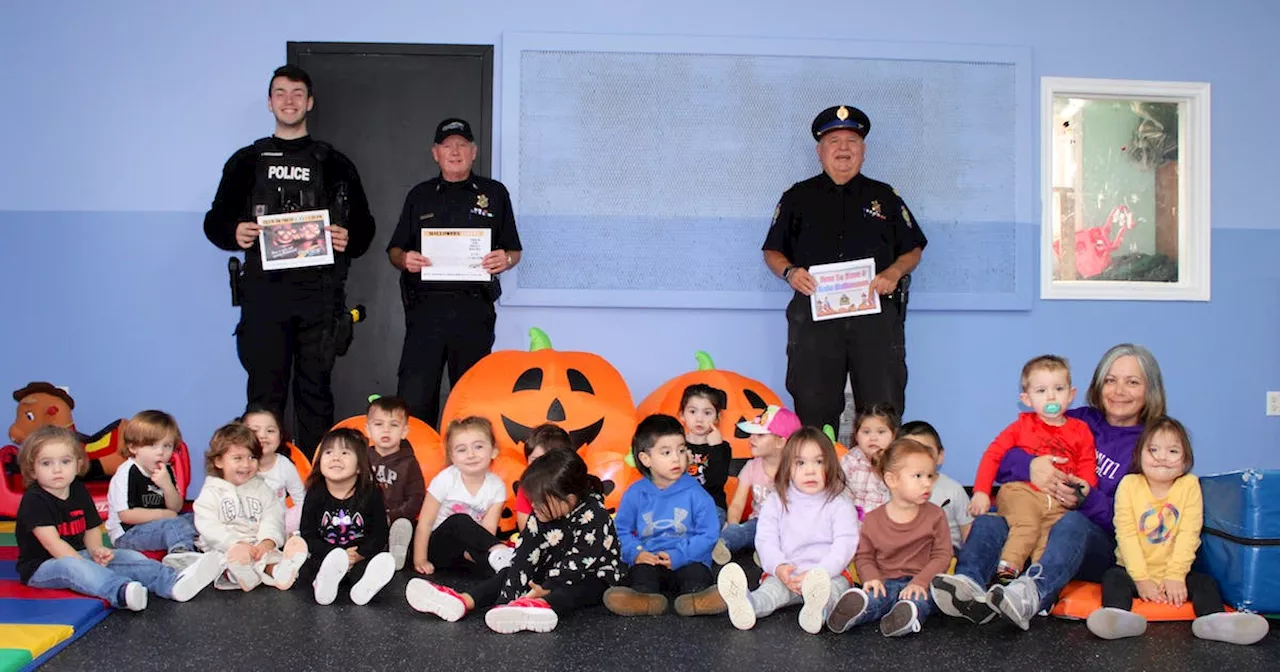 PHOTO: Cape Breton Regional Police teach Halloween safety in Membertou