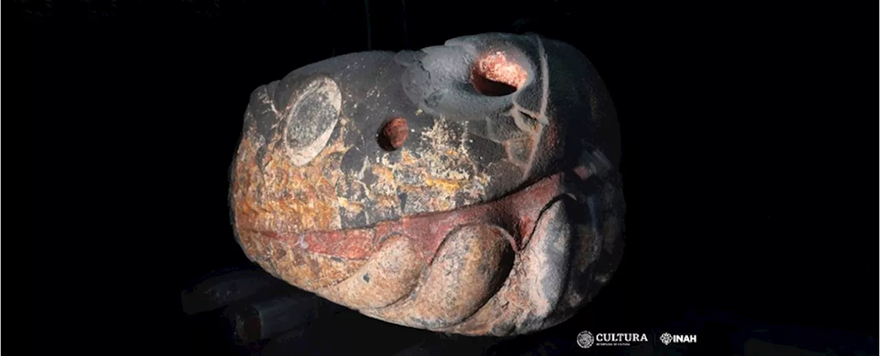 Giant Aztec Snake Head Surfaces in Mexico City After Earthquake