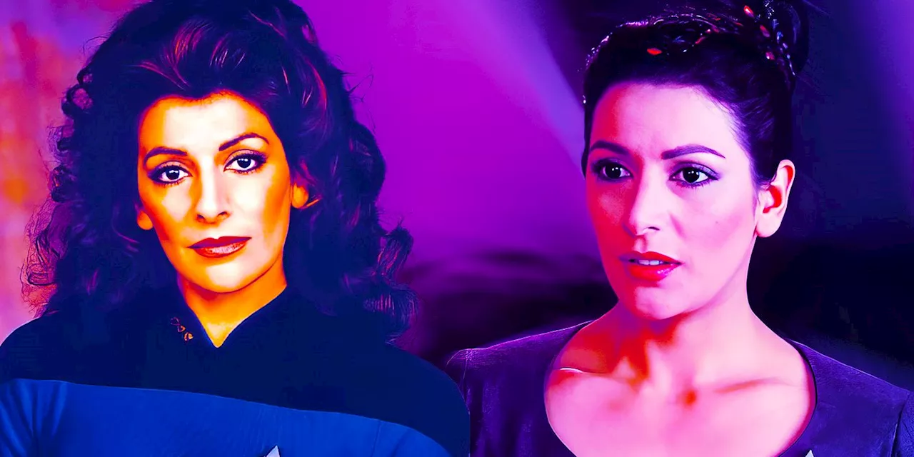 Why Troi Didn’t Wear A Star Trek Uniform Until Later In TNG