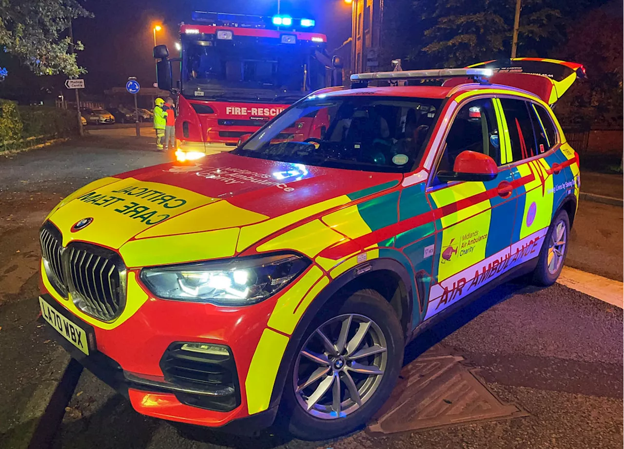 Trauma care given to casualty following collision in Market Drayton