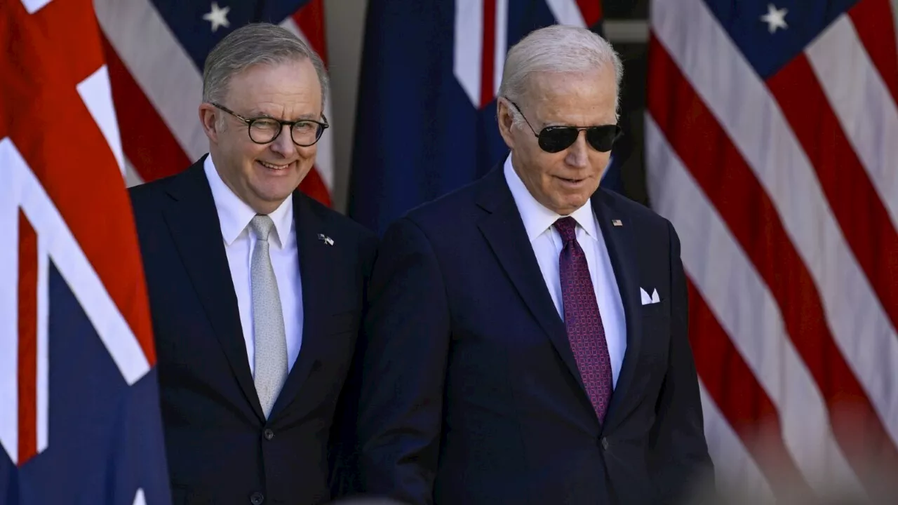 Anthony Albanese welcomed with lavish ceremony at the White House