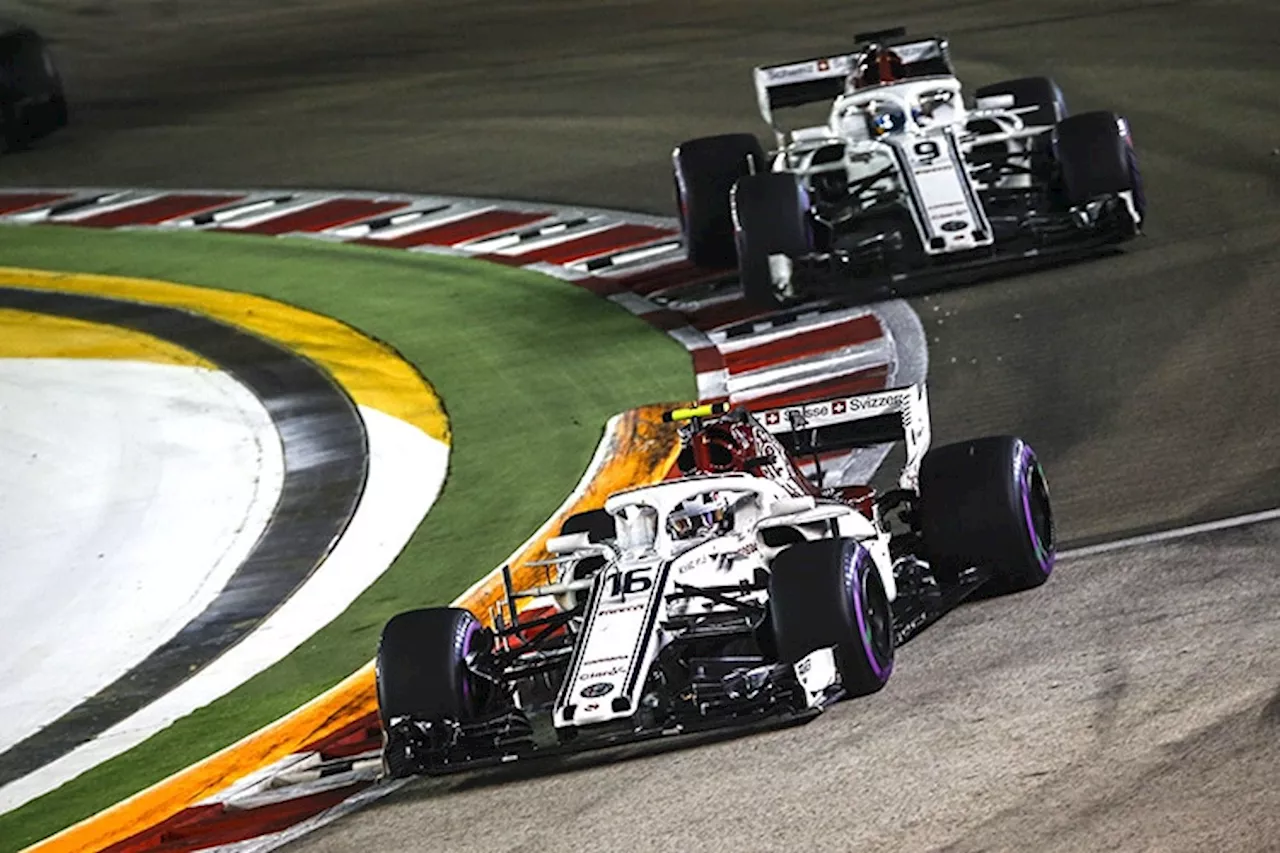 Charles Leclerc (Sauber/9.) in Singapur: Fast perfekt