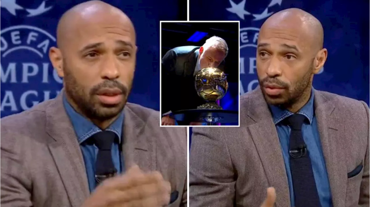 Thierry Henry’s brilliant response when asked who should win the Ballon d’Or