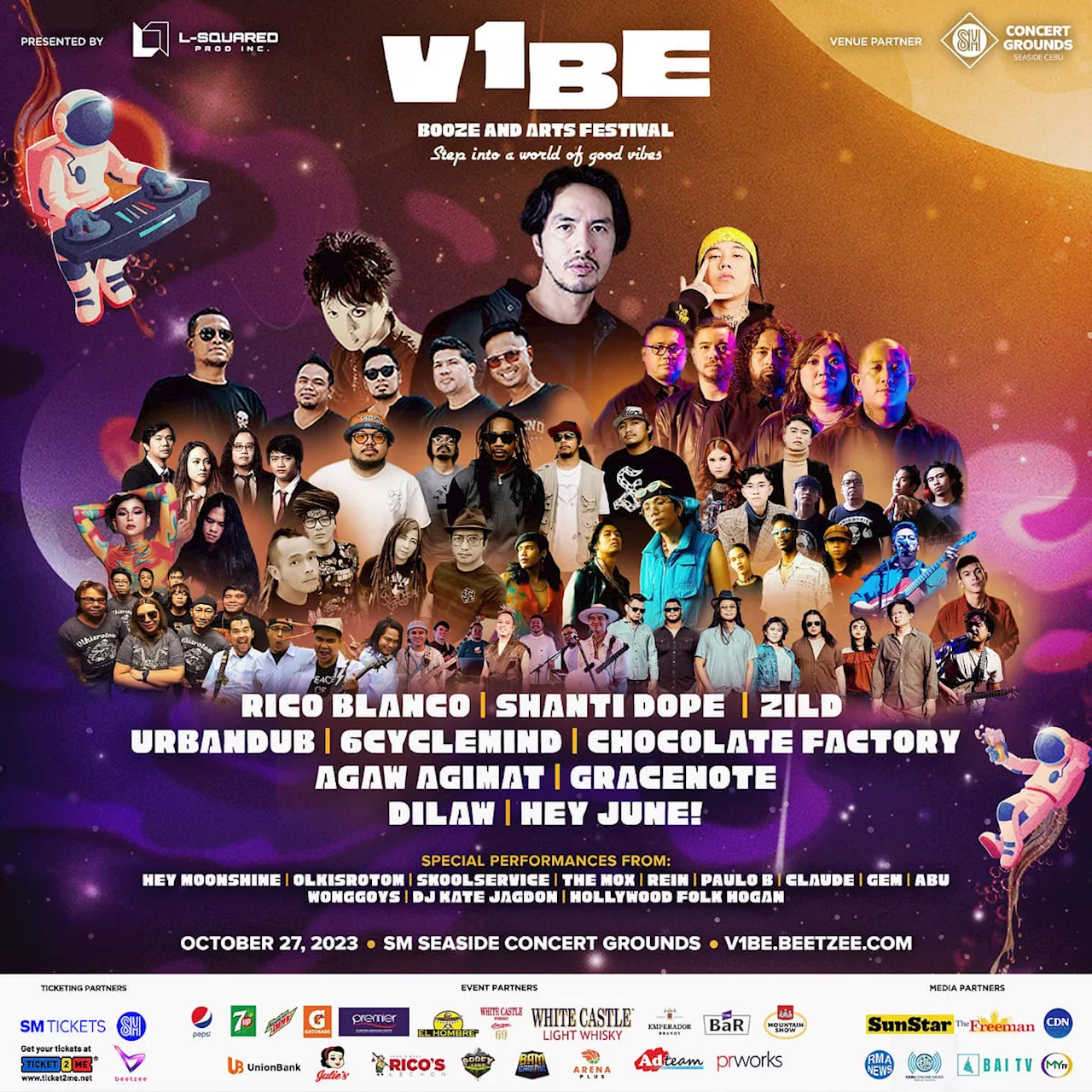 Good vibes and good times await at the V1BE Booze and Arts Festival