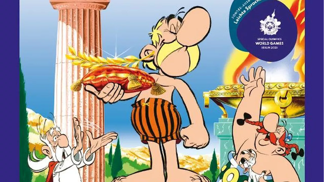 Sonderausgabe des Comic-Klassikers in leichter Sprache: Asterix und Obelix bei den Special Olympics