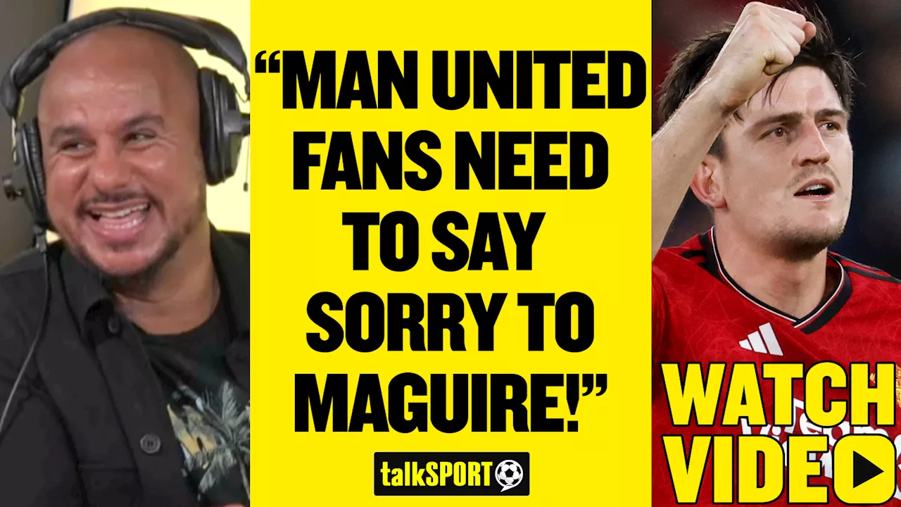 Gabby Agbonlahor tells Manchester United fans to apologise to match winner Harry Maguire