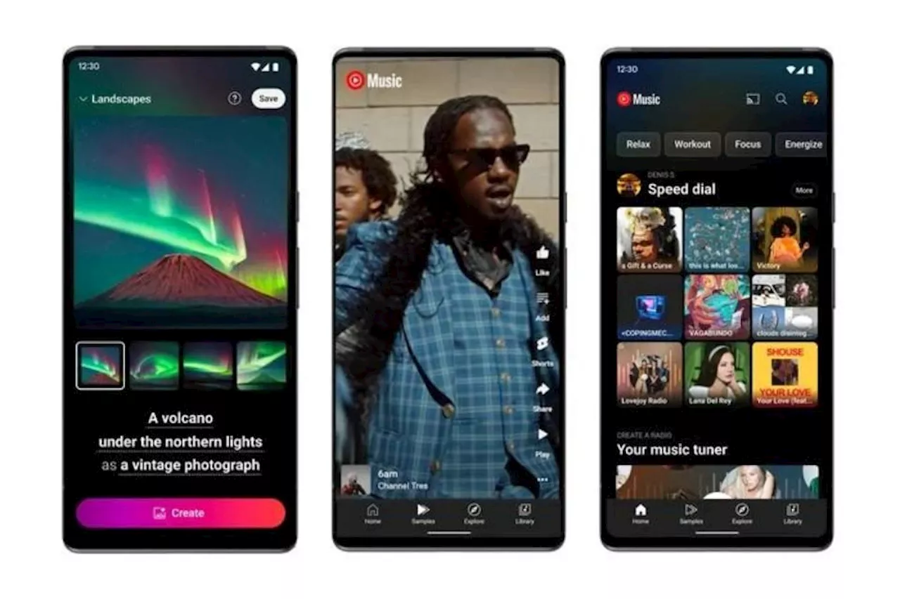 YouTube Music permitirá que usuários criem artes para playlists com recursos de IA