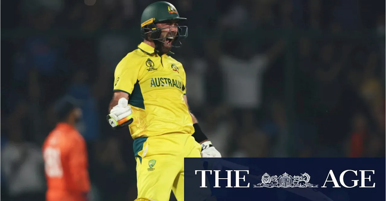 Maxwell masterpiece turns match into rout as Australia demolish Netherlands