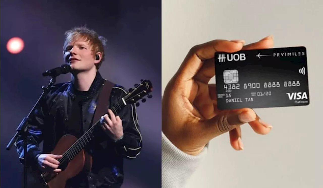 Pre-Sales Tickets For Ed Sheeran Concert Open Now For UOB Card Holders