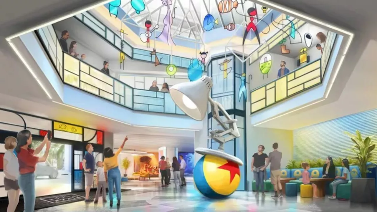 First look at the new Pixar-themed Disneyland hotel that’s set to open in 2024...