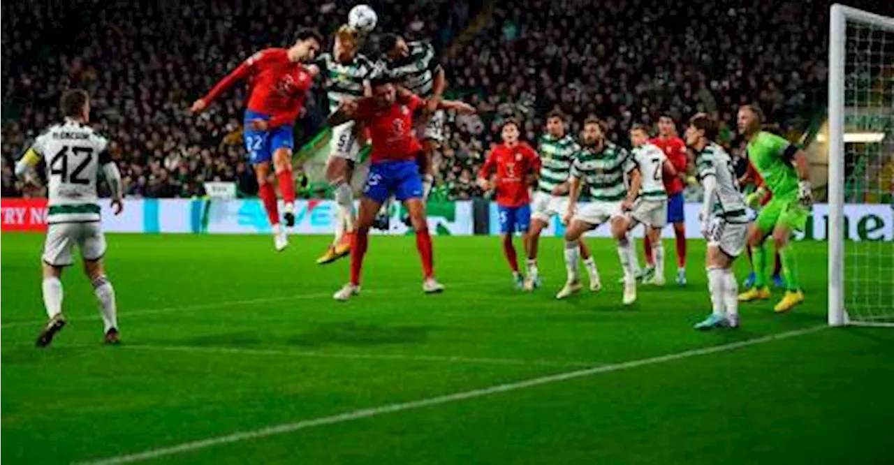 Celtic hold 10-man Atletico to get off Champions League mark