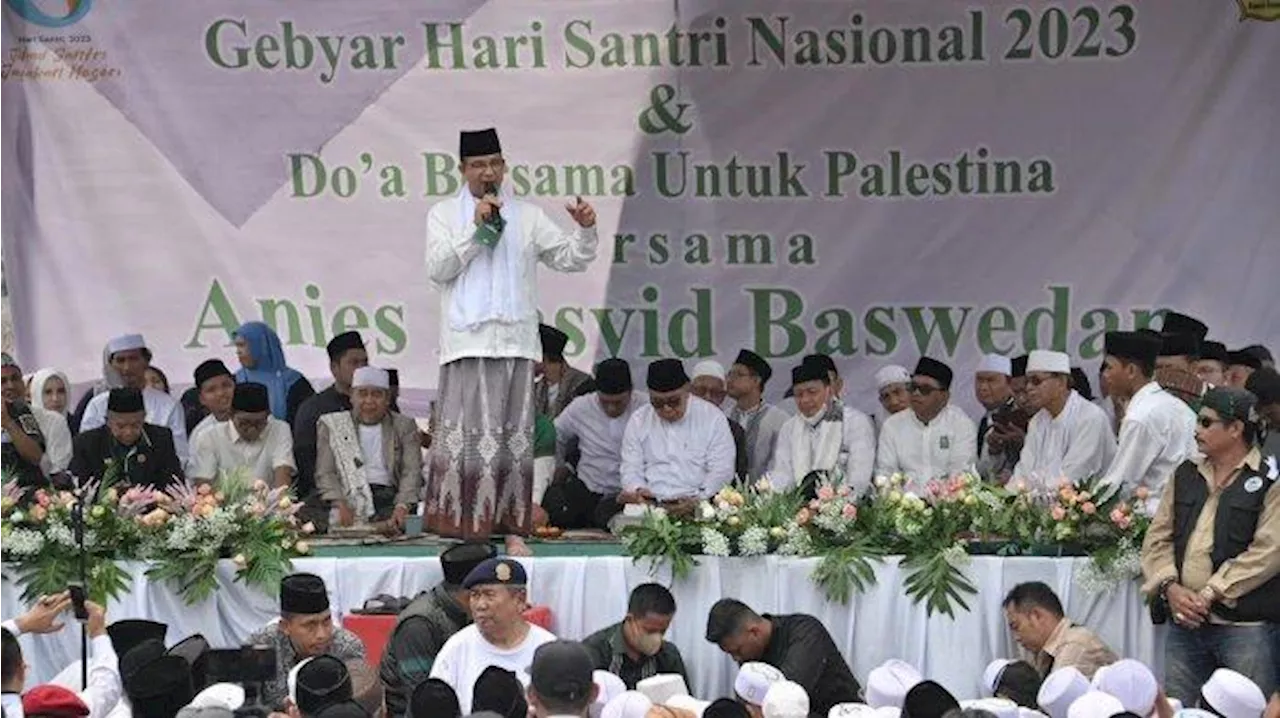 Hadiri Gebyar Hari Santri, Anies: Negara Harus Memberikan yang Lebih Besar untuk Santri & Pesantren