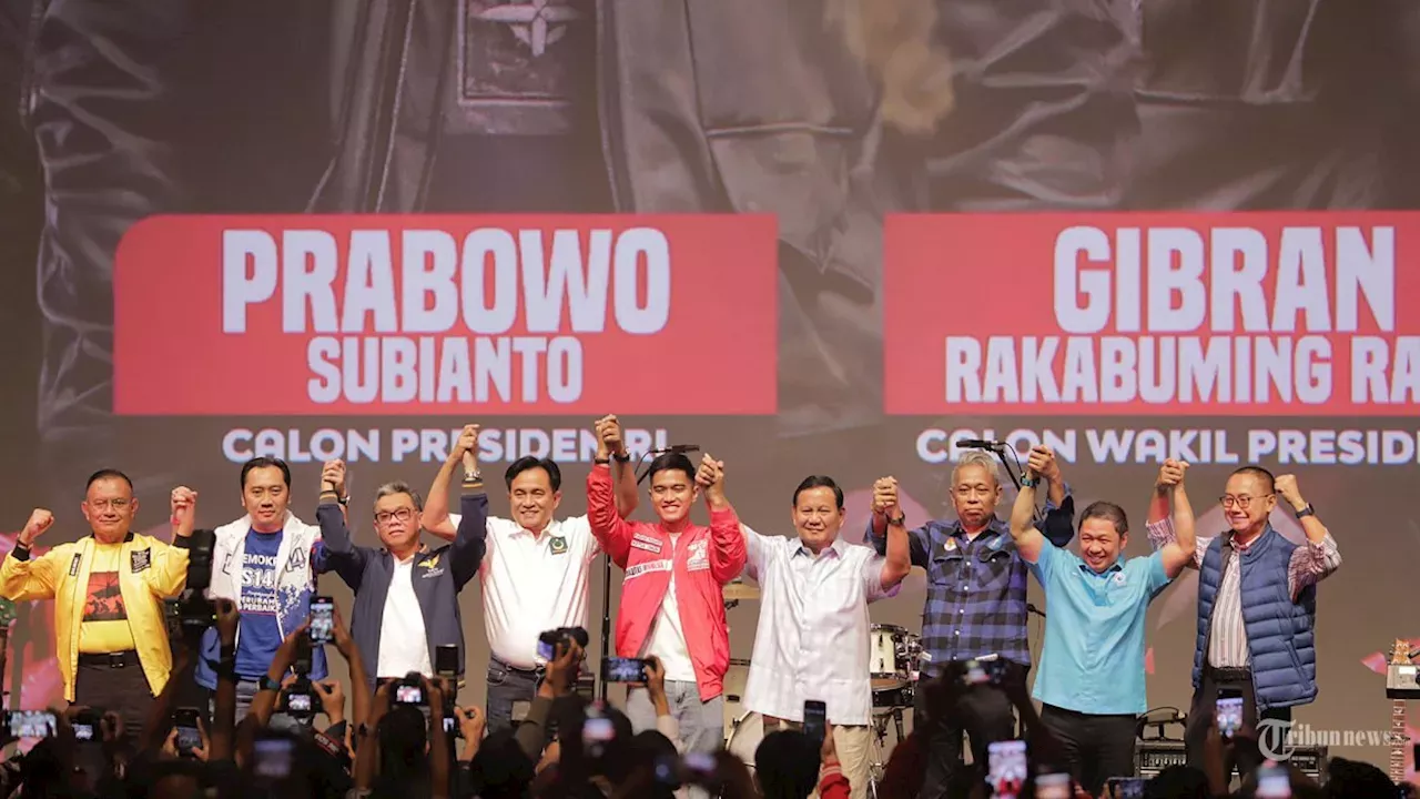 PSI Gabung, Ini Peta Kekuatan 8 Partai Politik Pendukung Prabowo-Gibran ...