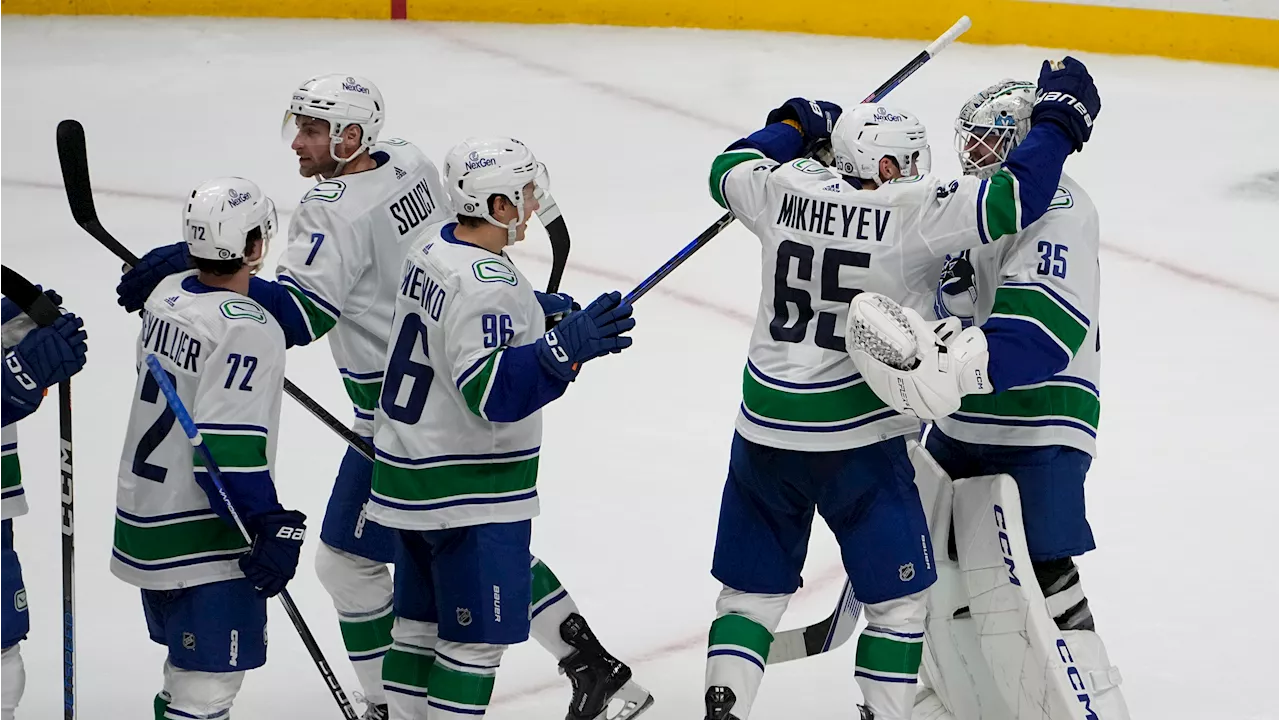 Canucks end road trip with win over Predators