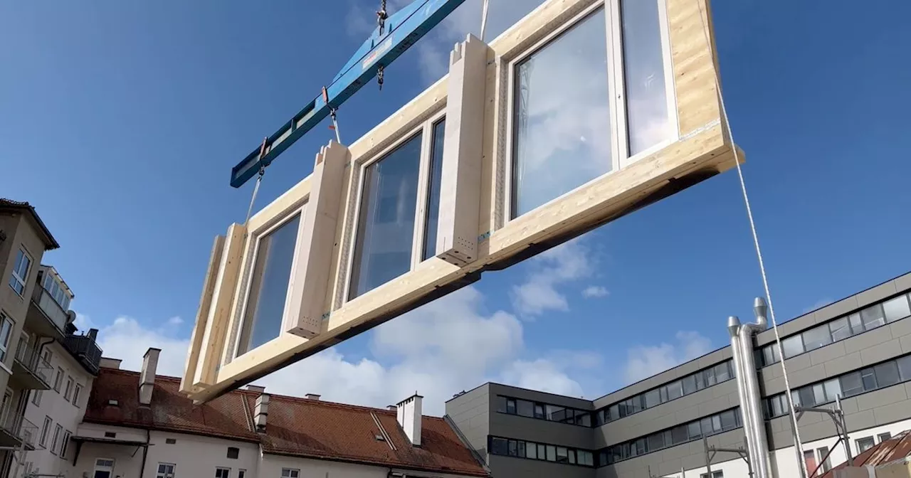 Versicherer setzt im Klimawandel auf Holzbau für eine kühlere Stadt