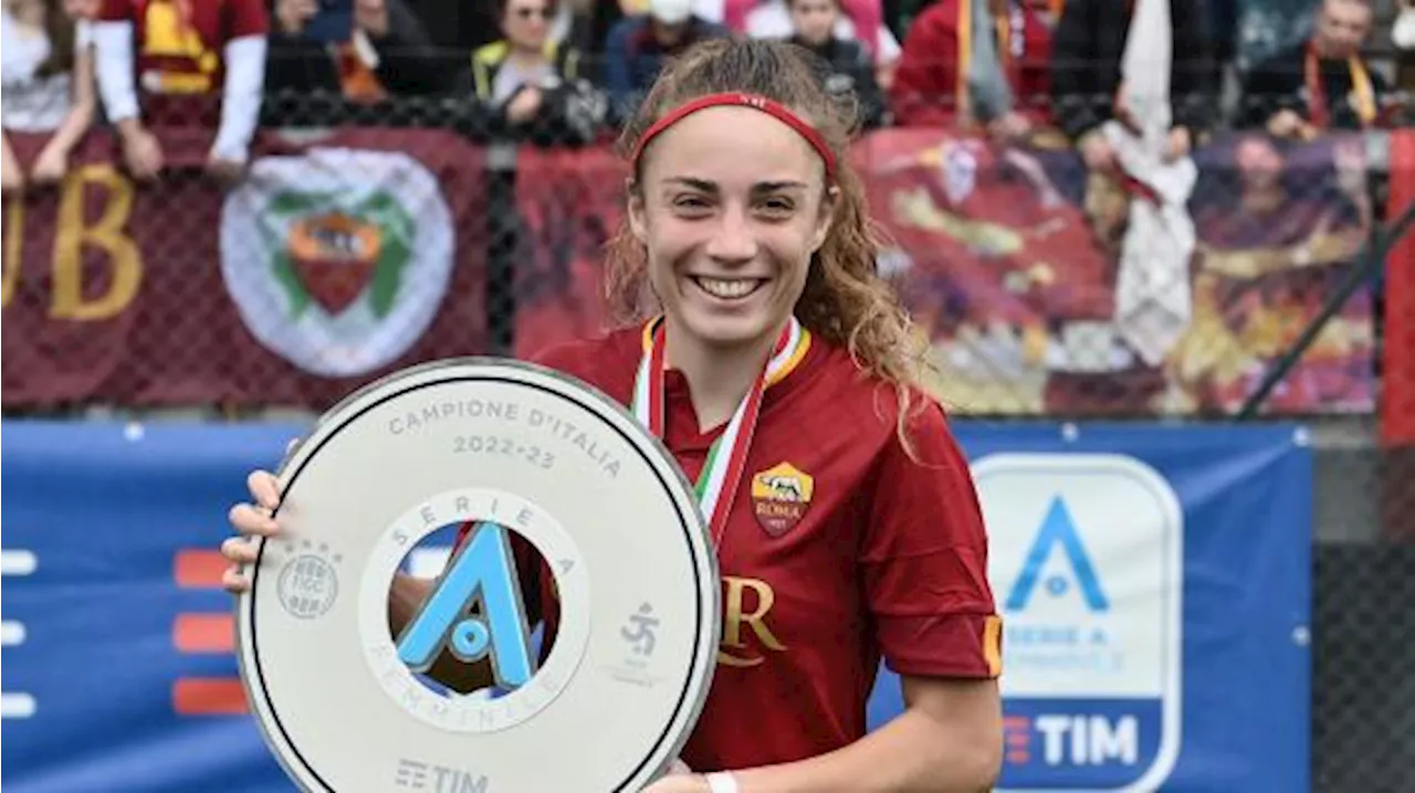 Roma femminile, Glionna dopo il rinnovo: 'Un onore continuare a rappresentare questo club'