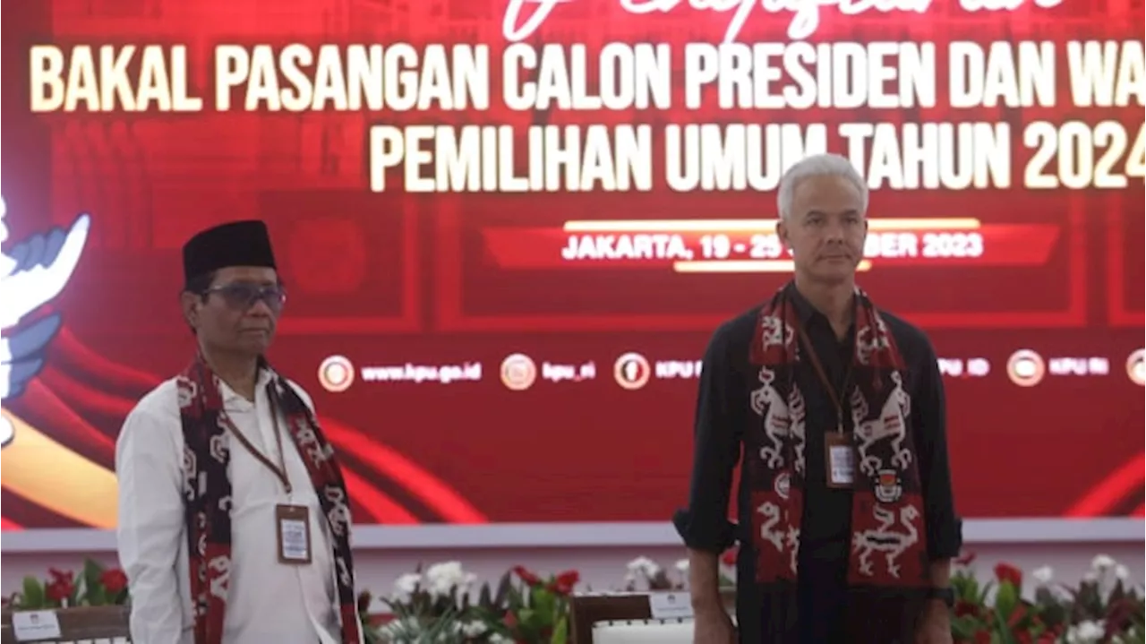 Resmi Duet di Pilpres 2024, Intip Total Harta Kekayaan Ganjar-Mahfud MD