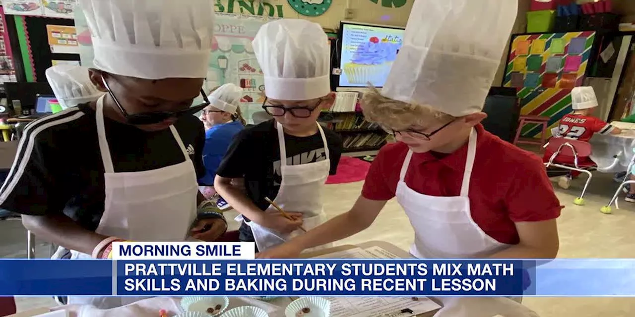 Morning Smile: Prattville Elementary students mix math skills and baking during recent lesson