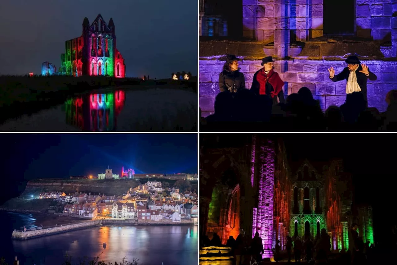 IN PICTURES: 13 photos of Whitby Abbey spectacularly lit up at night