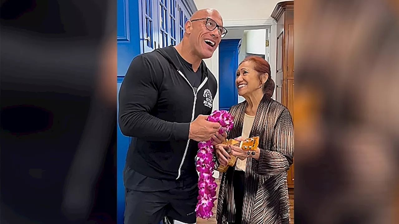 Dwayne Johnson makes mom cry with sweet song on her 75th birthday: Watch the video