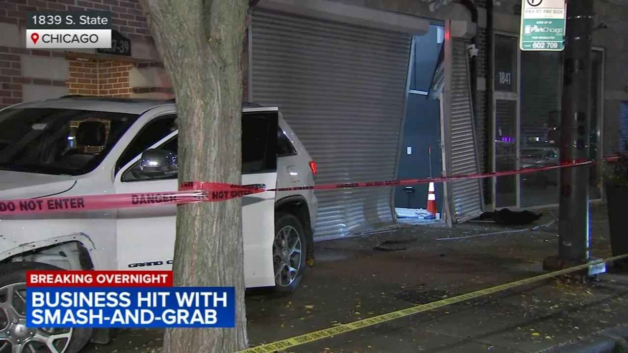 SUV smashes into South Loop store in latest smash-and-grab burglary, Chicago police