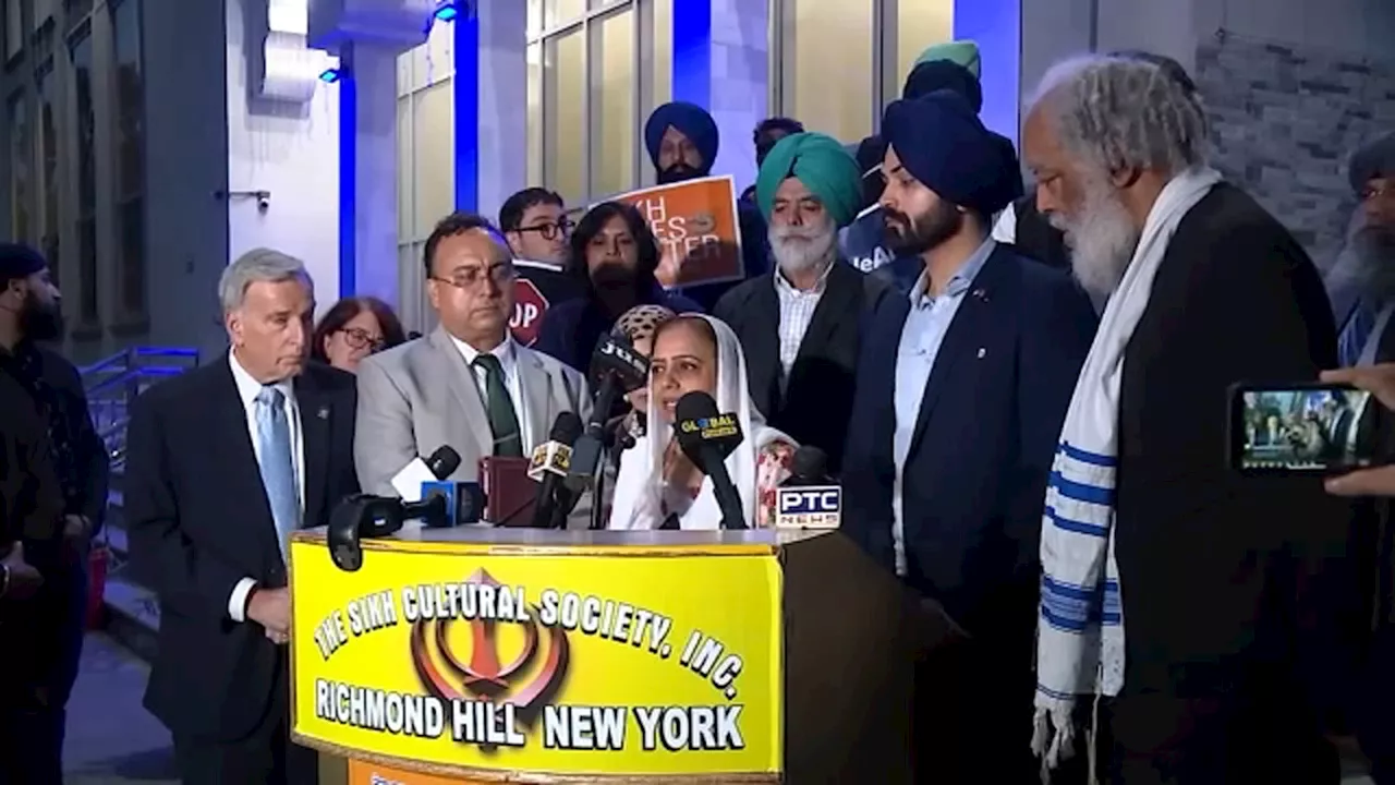 Residents, leaders gather in Queens amid rise in hate against Sikh community