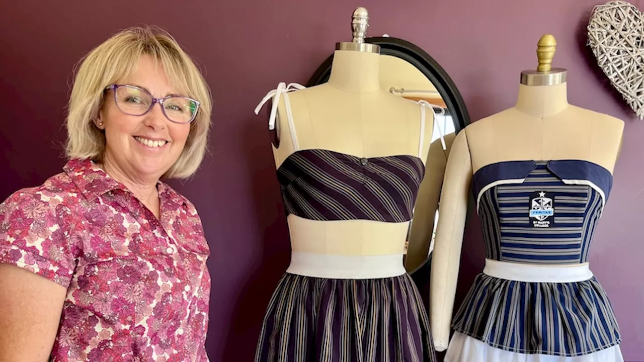 Fashion designer transforms Year 12 students' school uniforms into eye-catching Schoolies outfits